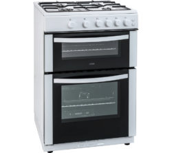 LOGIK  LFTG60W16 60 cm Gas Cooker - White